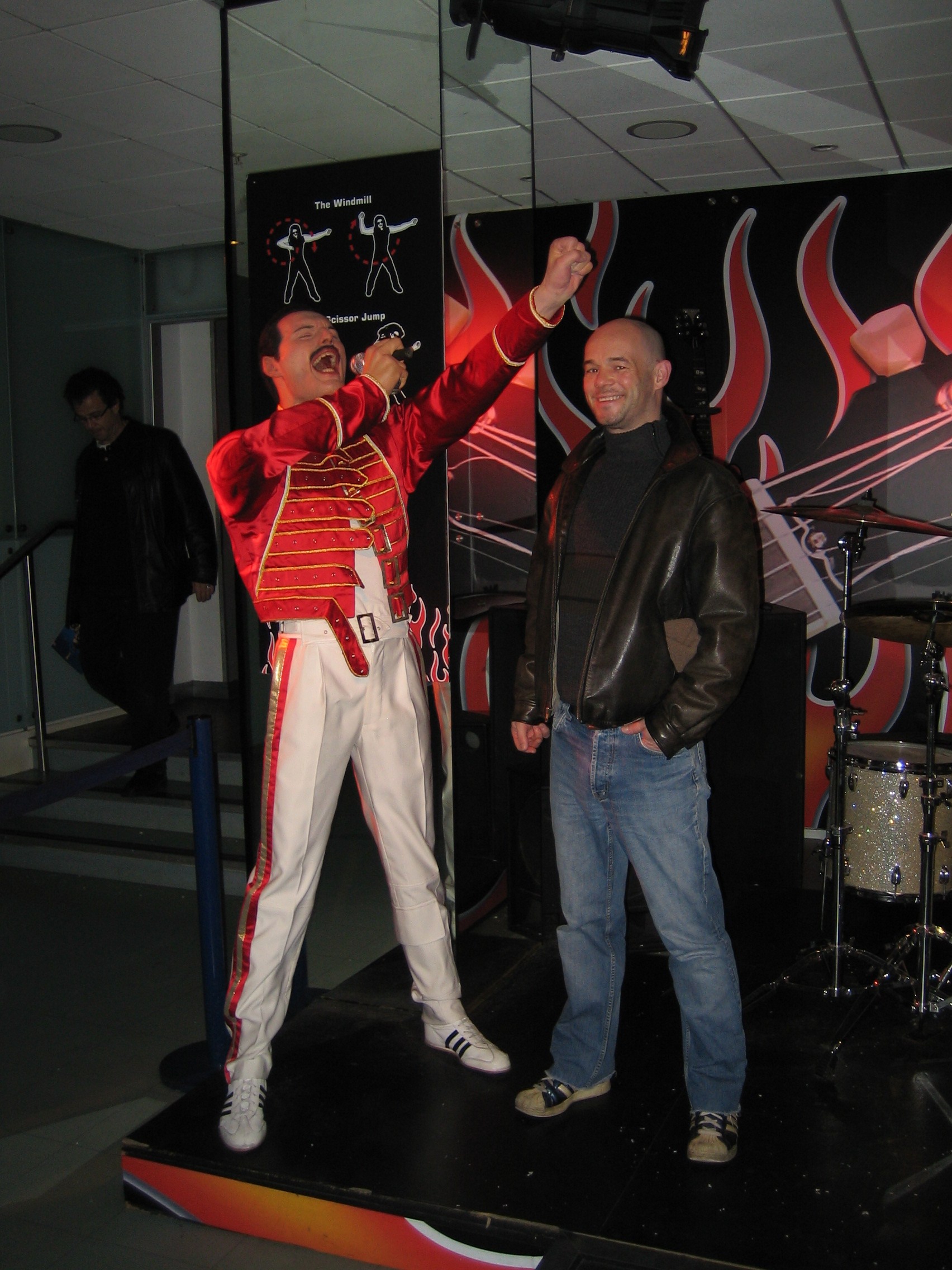 me and Freddie at madam Tussauds